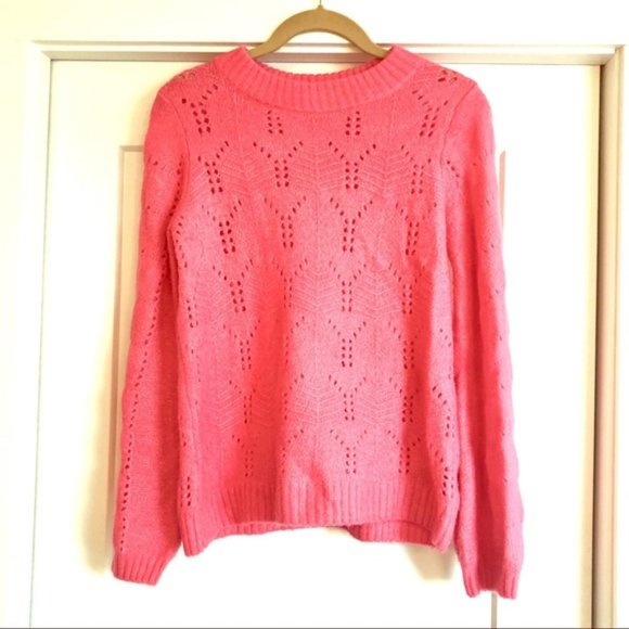 Gorgeous Gap Pink Pointelle Sweater 